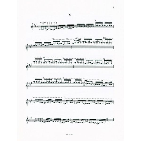 Universal Edition Tarrega Sämtliche Studien