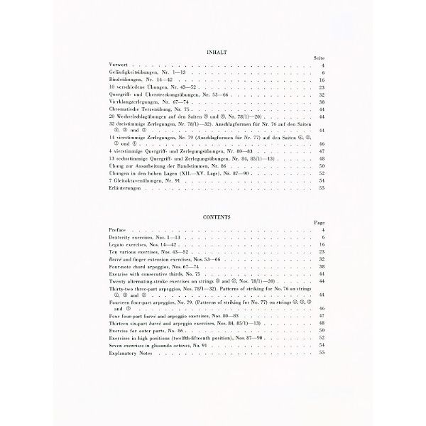 Universal Edition Tarrega Sämtliche Studien