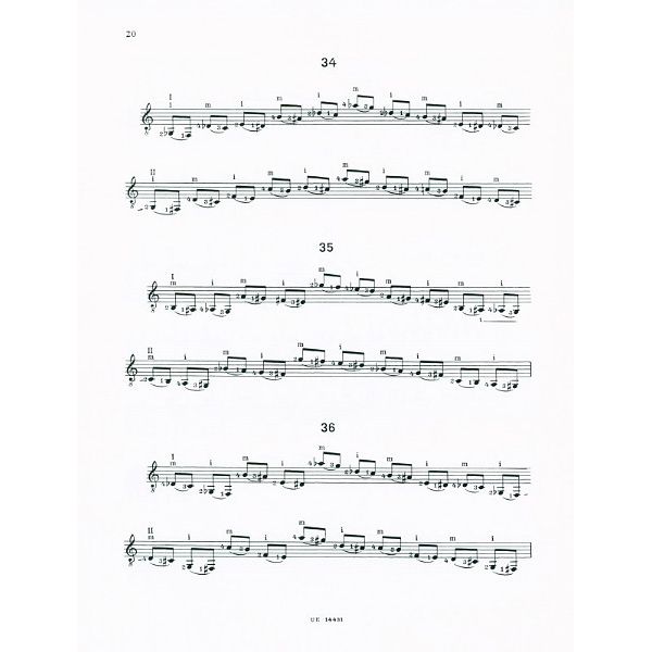 Universal Edition Tarrega Sämtliche Studien