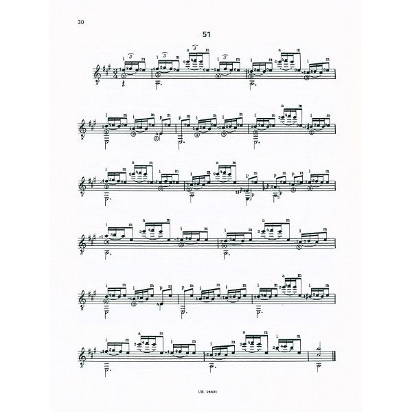 Universal Edition Tarrega Sämtliche Studien