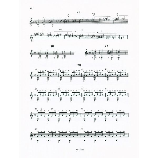 Universal Edition Tarrega Sämtliche Studien