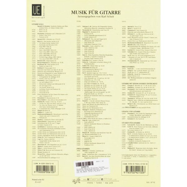 Universal Edition Tarrega Sämtliche Studien