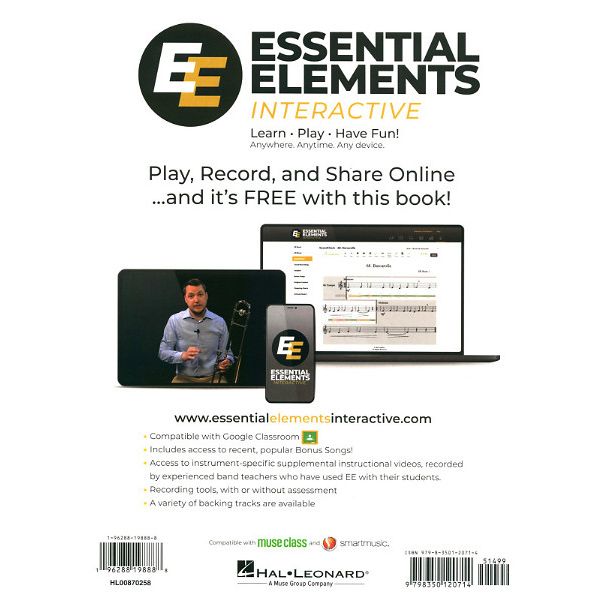 Hal Leonard Essential Elements Band Bass