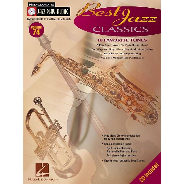 Hal Leonard Jazz Play-Along Best Jazz