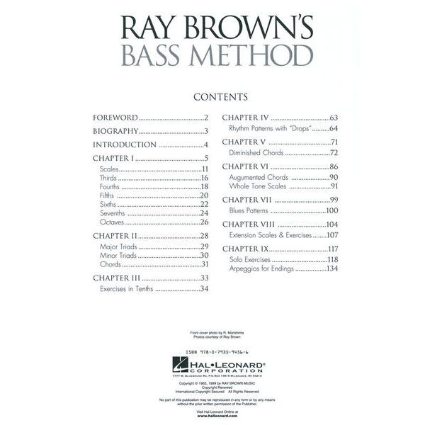 Hal Leonard Ray Brown's Bass Method