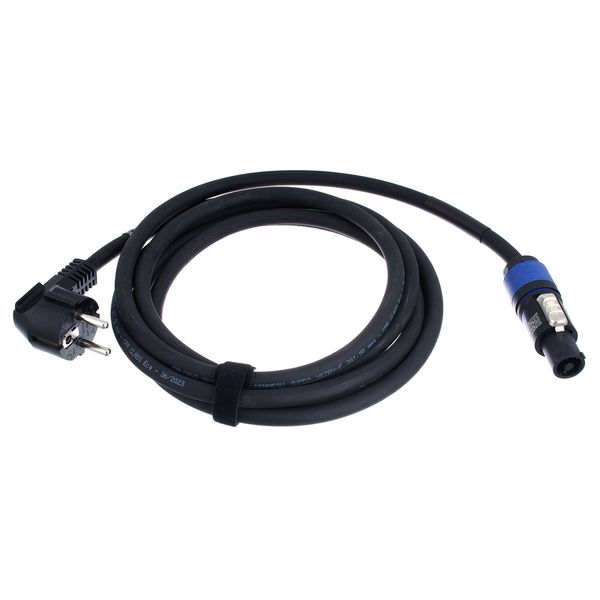 Cordial Power Twist Cable 3m Angled