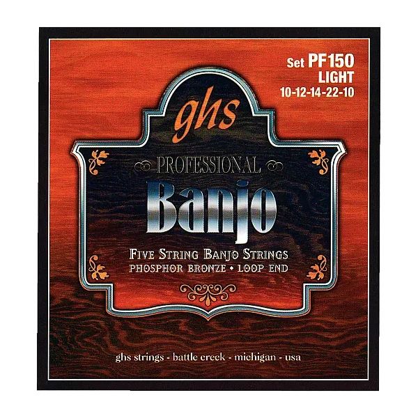GHS PF150 5-String Banjo Set