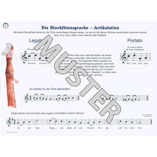 Schuh Verlag Die Blockflötenspatzen  2 + CD