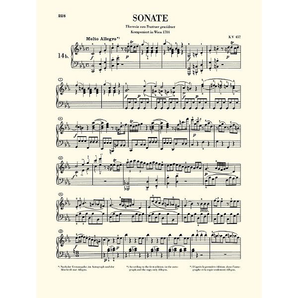 Henle Verlag Mozart Klaviersonaten 2