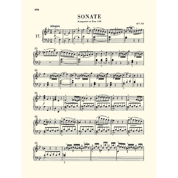 Henle Verlag Mozart Klaviersonaten 2