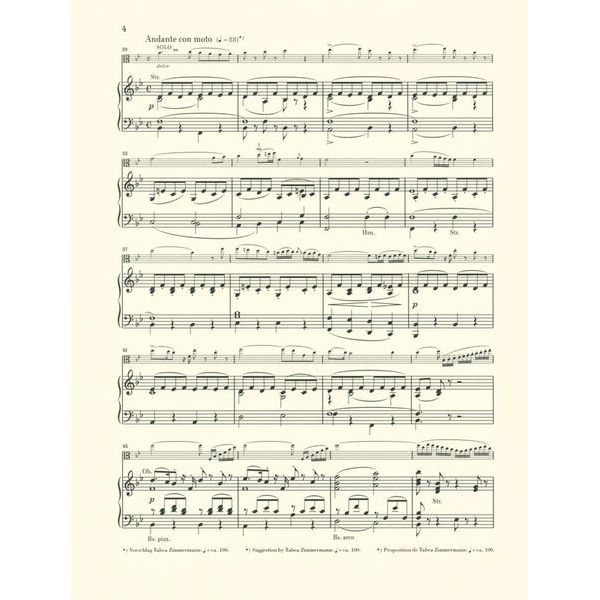Henle Verlag Hummel Potpourri op.94 Viola