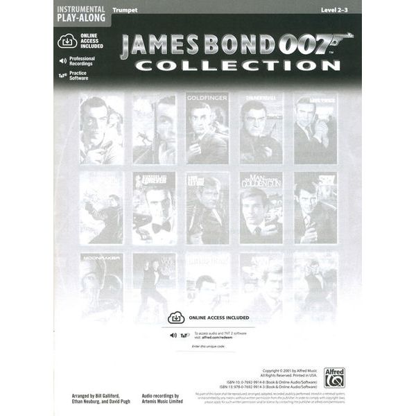 Alfred Music Publishing James Bond 007 Collection Tr