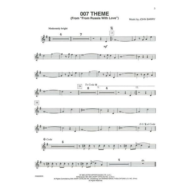 Alfred Music Publishing James Bond 007 Collection Tr