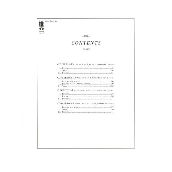Music Minus One Vivaldi Vier Jahreszeiten VL