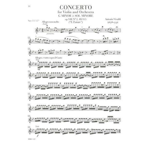 Music Minus One Vivaldi Vier Jahreszeiten VL