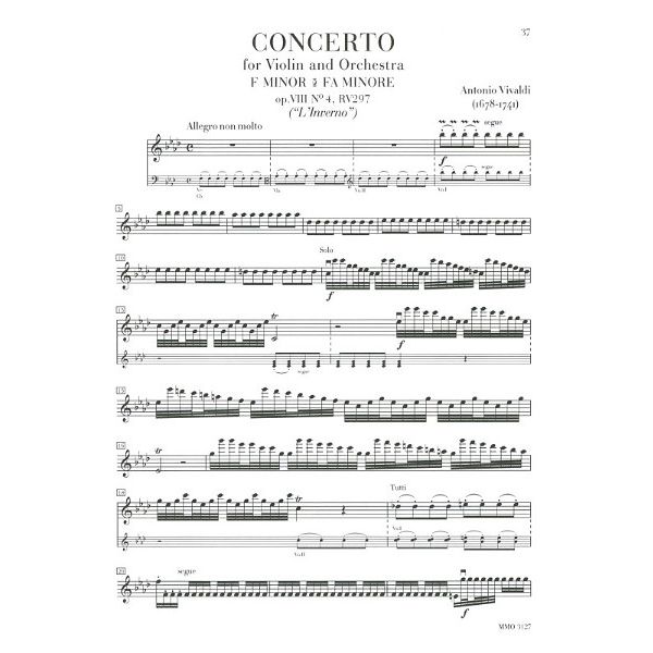 Music Minus One Vivaldi Vier Jahreszeiten VL