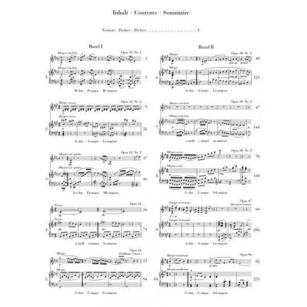 Henle Verlag Beethoven Violinsonaten 1