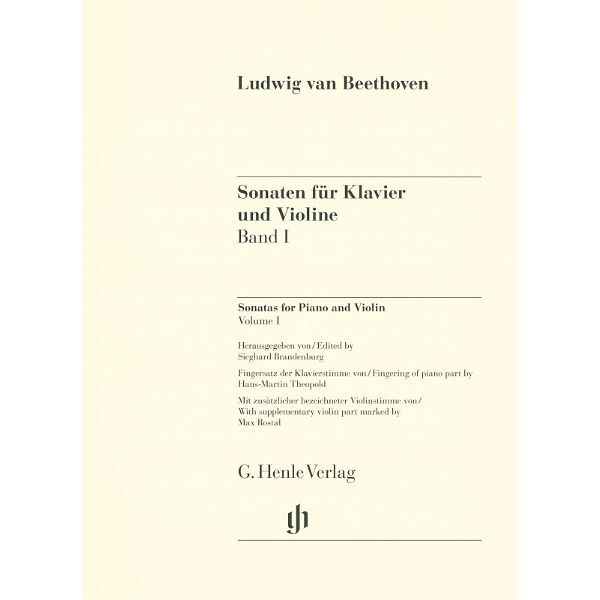 Henle Verlag Beethoven Violinsonaten 1