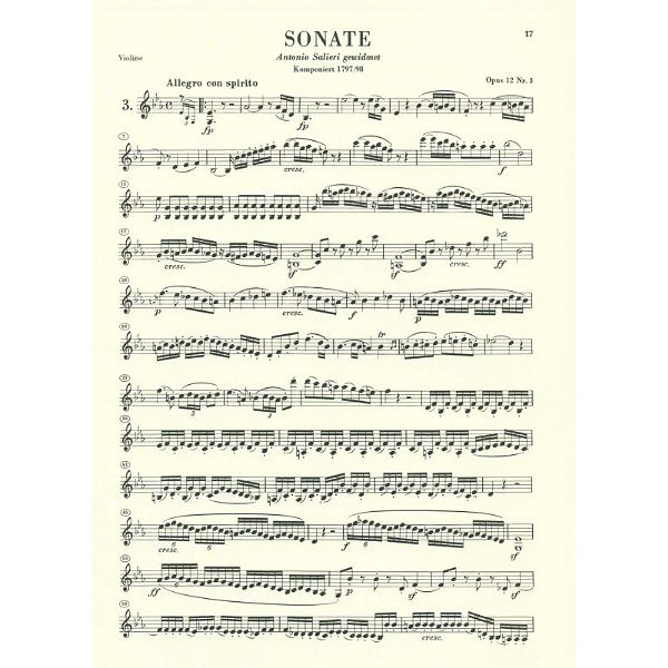 Henle Verlag Beethoven Violinsonaten 1