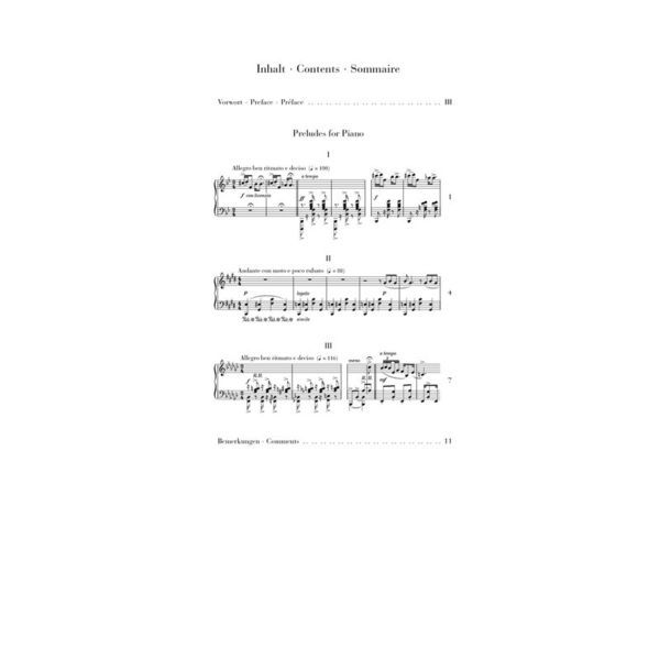Henle Verlag Gershwin Preludes For Piano