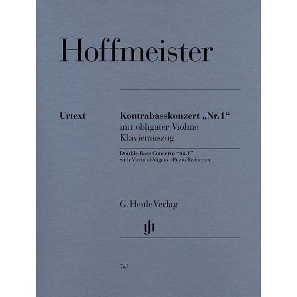 Henle Verlag Hoffmeister Kontrabasskonzert