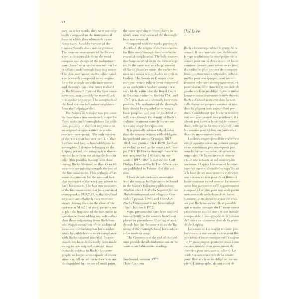 Henle Verlag Bach Flötensonaten 1