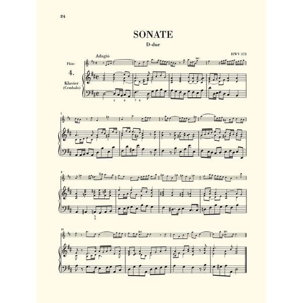 Henle Verlag Händel Flötensonaten 1
