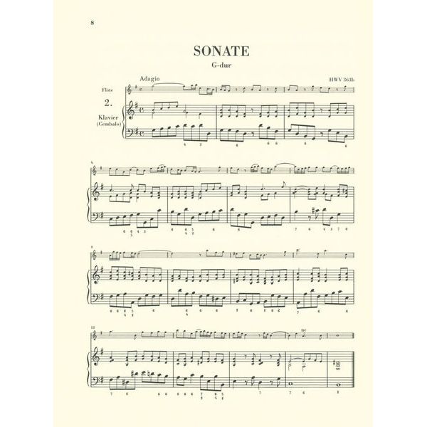 Henle Verlag Händel Flötensonaten 1