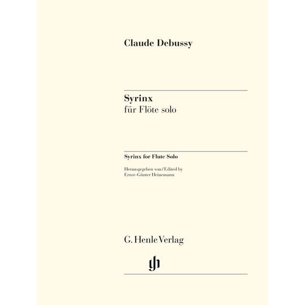 Henle Verlag Debussy Syrinx