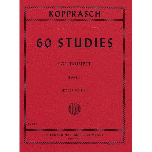 International Music Company Kopprasch 60 Studies 1 Trumpet