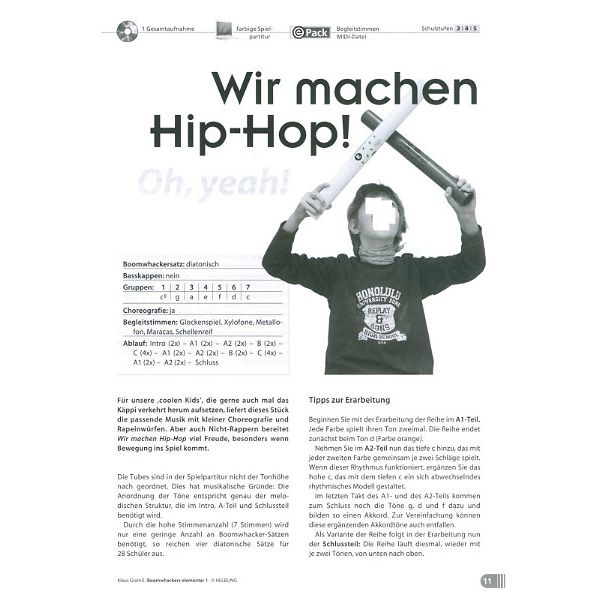 Helbling Verlag Boomwhackers Elementar 1