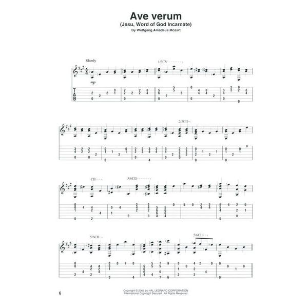 Hal Leonard Fingerpicking Mozart