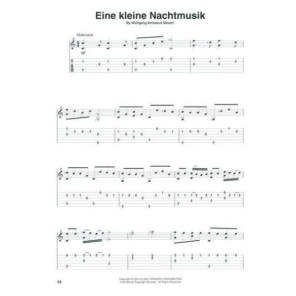 Hal Leonard Fingerpicking Mozart