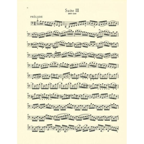 Bärenreiter Bach Sechs Suiten BWV1007-1012
