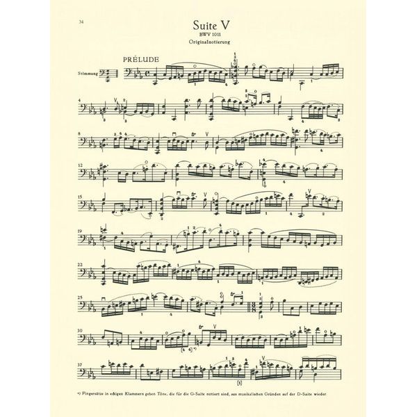 Bärenreiter Bach Sechs Suiten BWV1007-1012