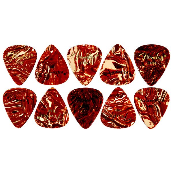 Fender Cl. Celluloid Pick Shell T 12