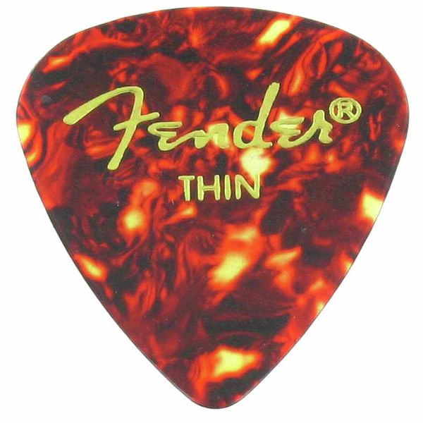 Fender Cl. Celluloid Pick Shell T 12