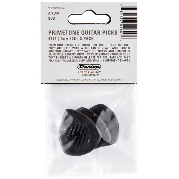 Dunlop Primetone Pick Pack 3mm L