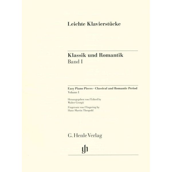 Henle Verlag Klassik und Romantik 1