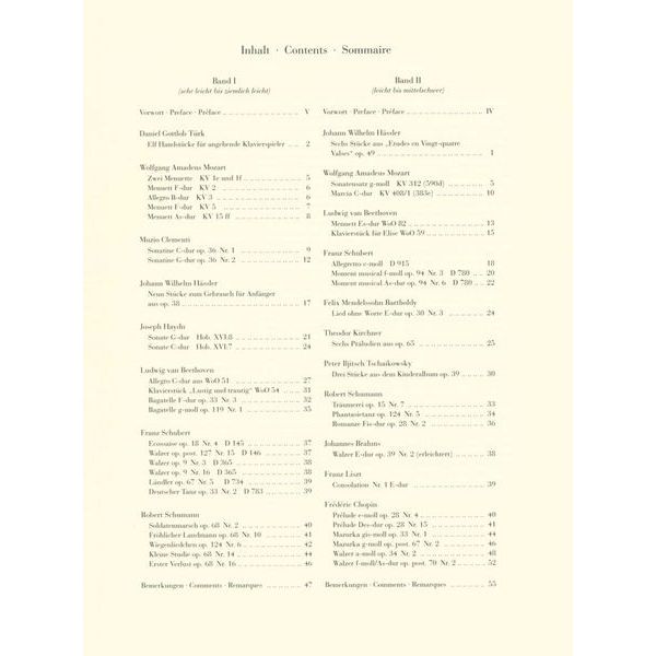 Henle Verlag Klassik und Romantik 1