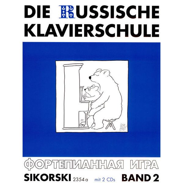 Sikorski Musikverlage Russische Klavierschule 2 + CD