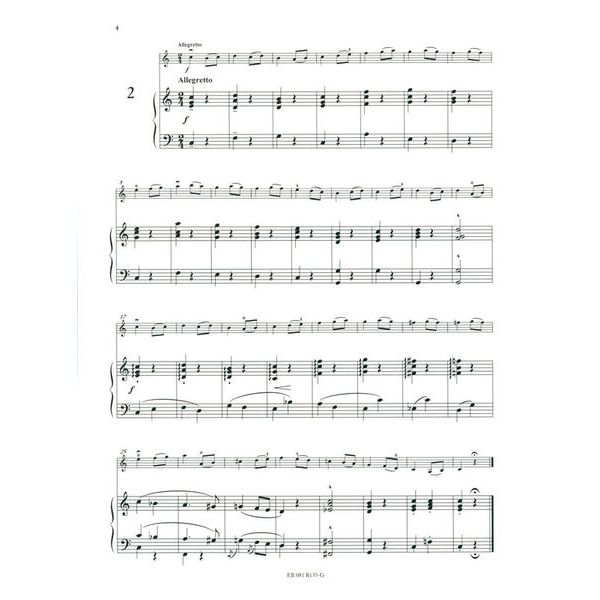 Edition Butorac Elgar 6 Leichte Stücke Violin