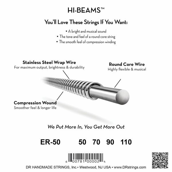 DR Strings Hi-Beams ER-50