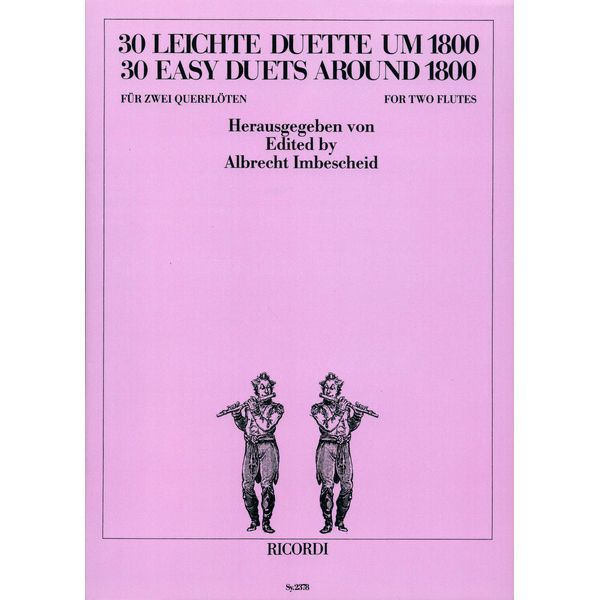 Ricordi 30 Leichte Duette um 1800