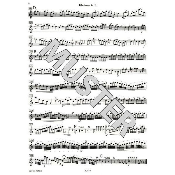 Edition Peters Stamitz Konzert Nr. 3 B-Dur Cl