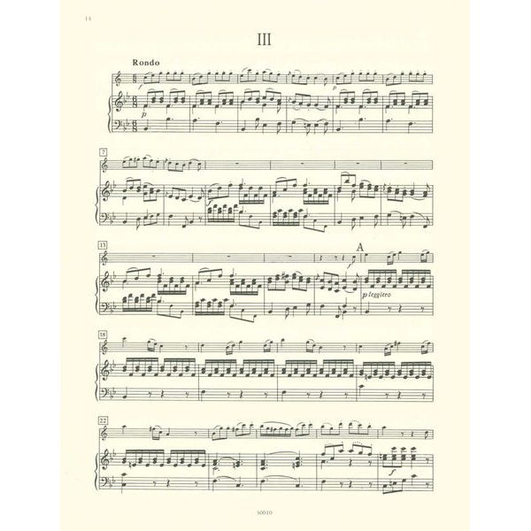 Edition Peters Stamitz Konzert Nr. 3 B-Dur Cl
