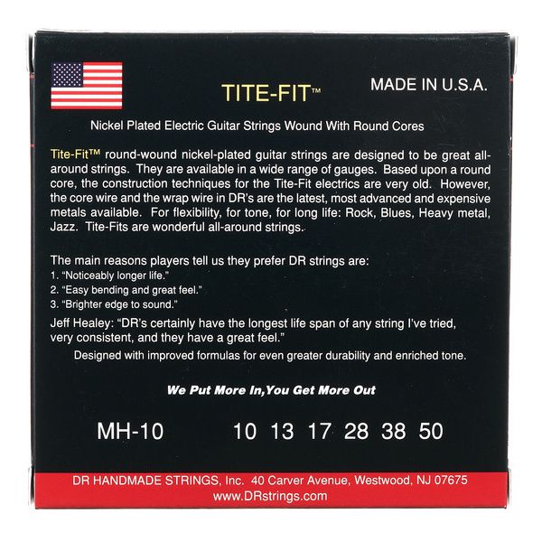 DR Strings Tite-Fit MH-10