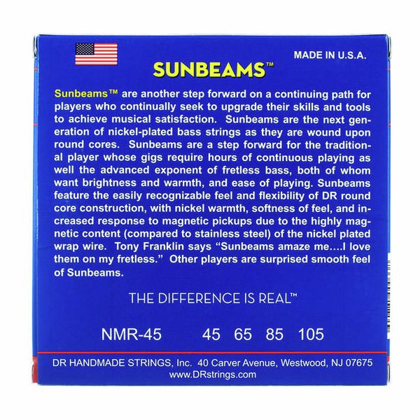 DR Strings Sunbeams NMR-45