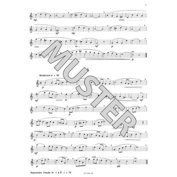 Editions Billaudot 50 Etudes Faciles 1 Saxophon
