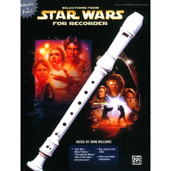 Alfred Music Publishing Selections Star Wars Recorder